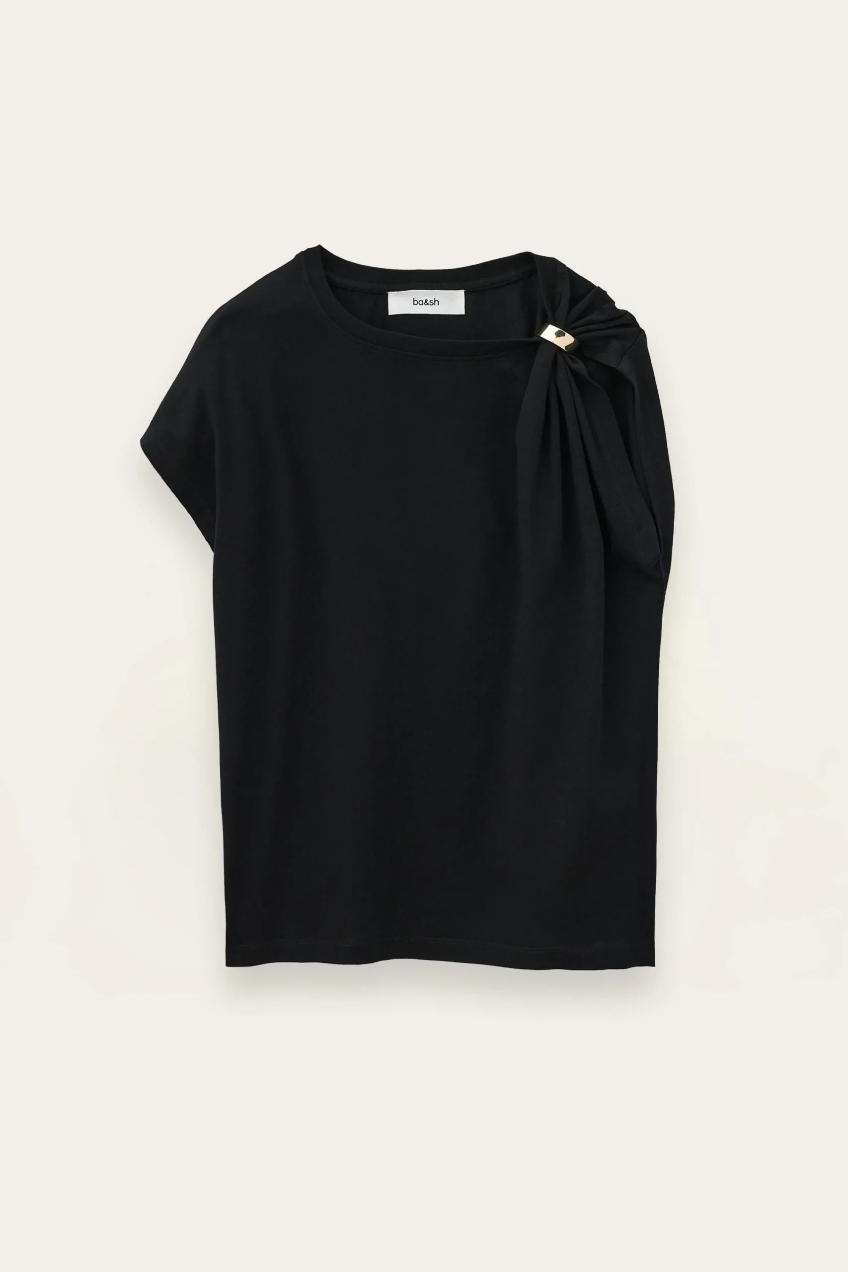 Ba&Sh ALLIA t-shirt manches courtes NOIR Sale