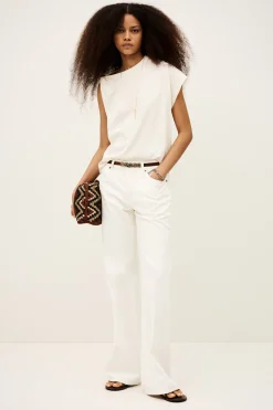 Ba&Sh ALLIA t-shirt manches courtes ECRU Hot
