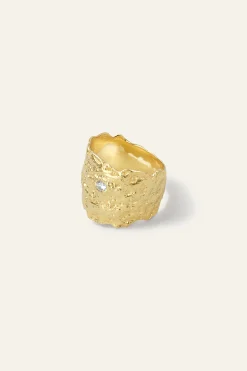 Ba&Sh ANAE bague zircon DORE