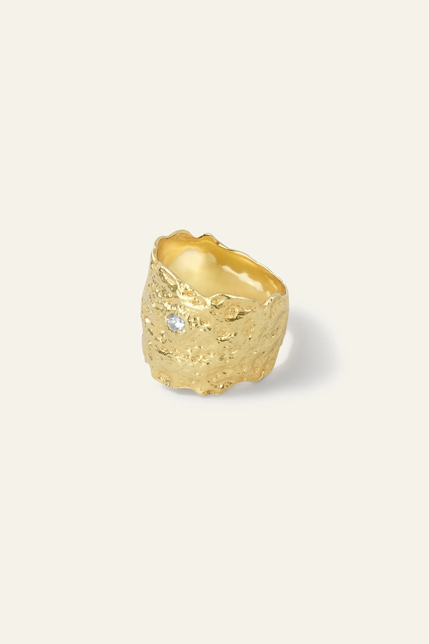 Ba&Sh ANAE bague zircon DORE