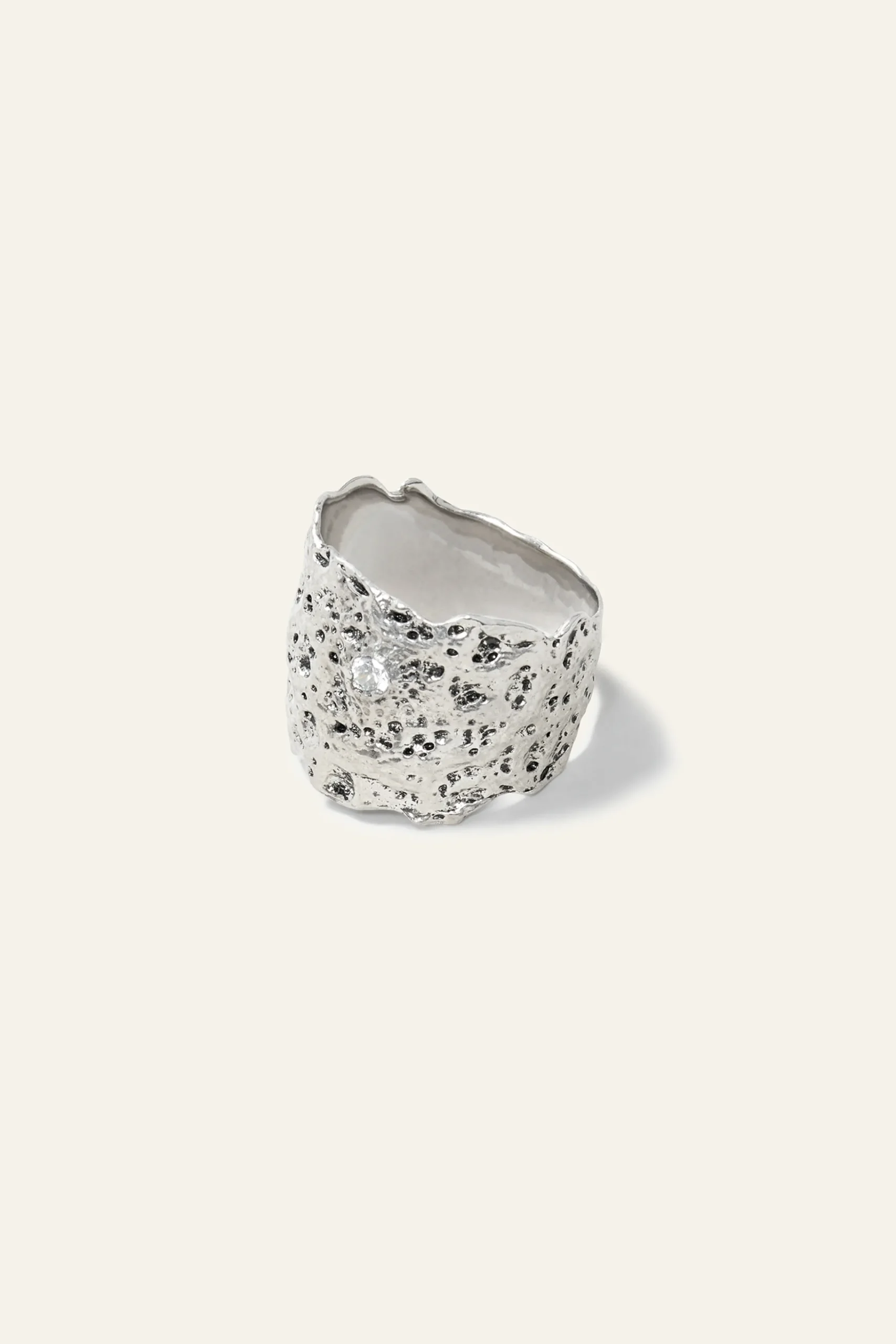 Ba&Sh ANAE bague zircon GRIS Hot