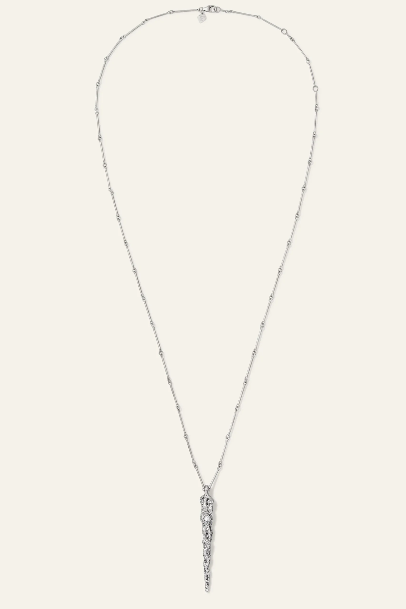 Ba&Sh ANGELA collier long zircon GRIS
