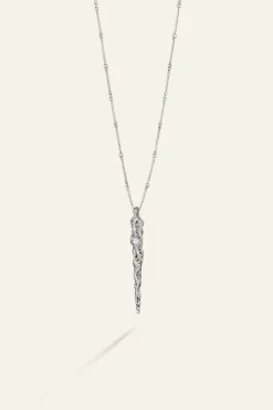 Ba&Sh ANGELA collier long zircon GRIS