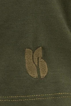 Ba&Sh AURA robe courte imprimée VERT Sale