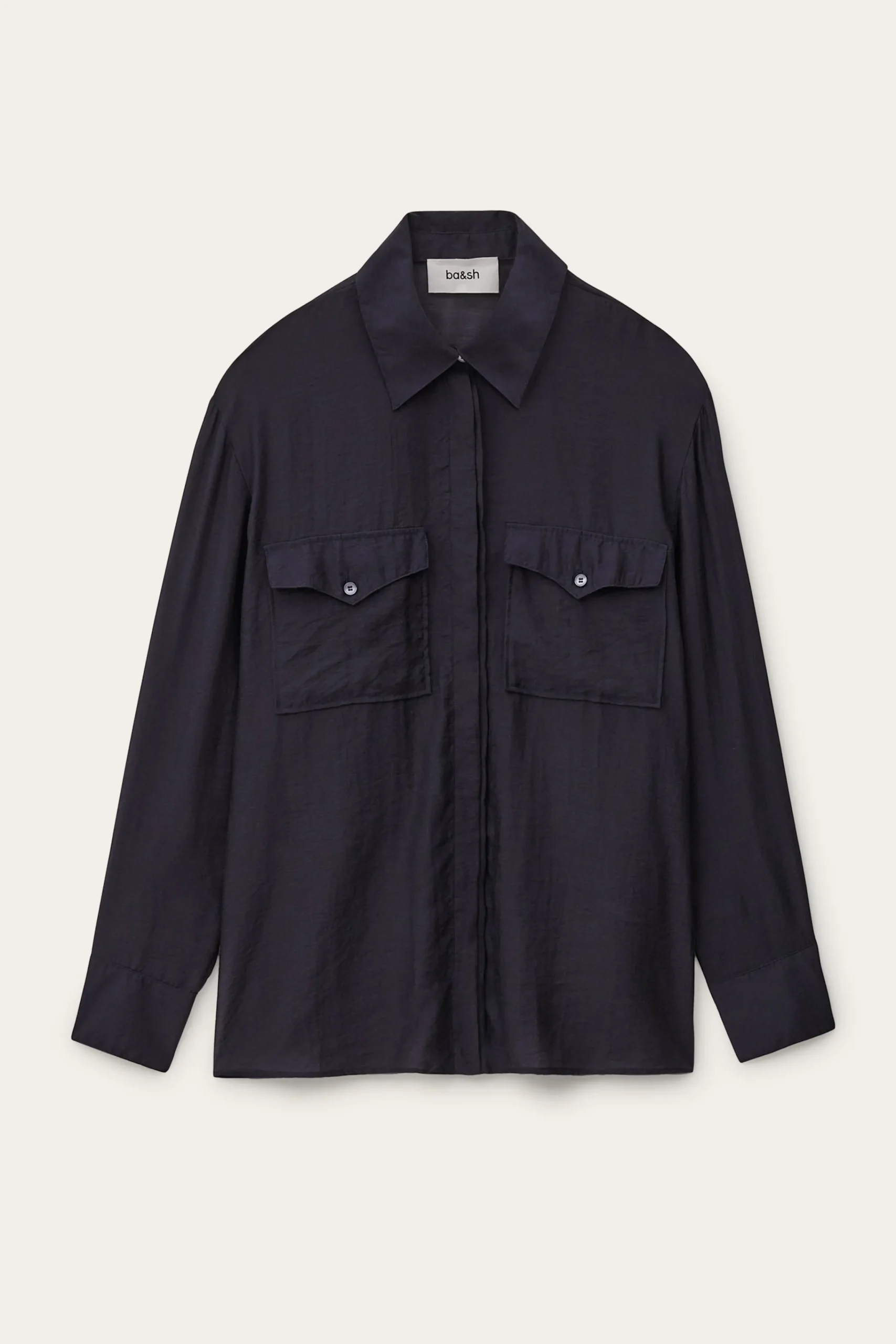 Ba&Sh BAO chemise oversize ample BLEU Hot