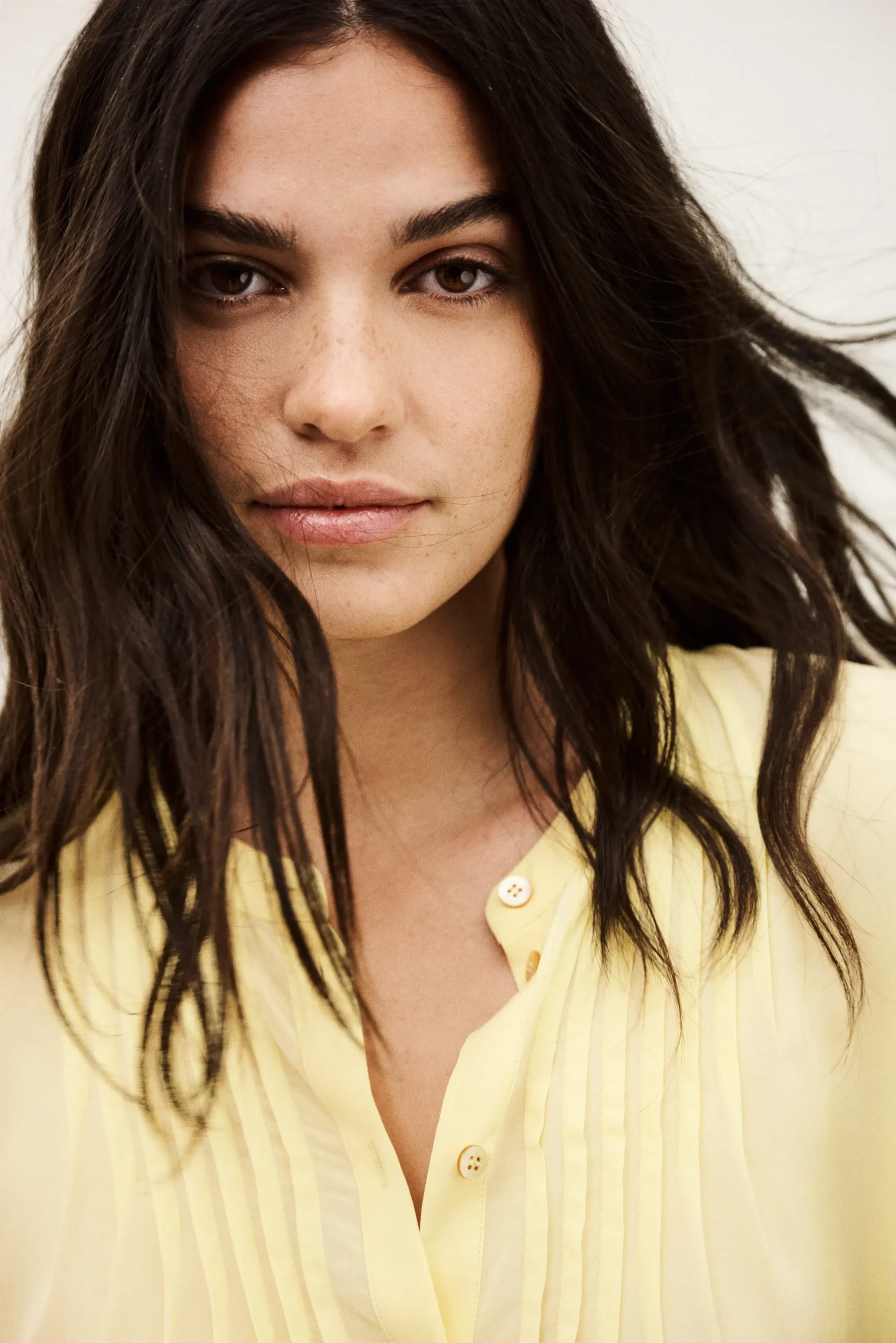 Ba&Sh BARNA chemise fluide JAUNE Outlet