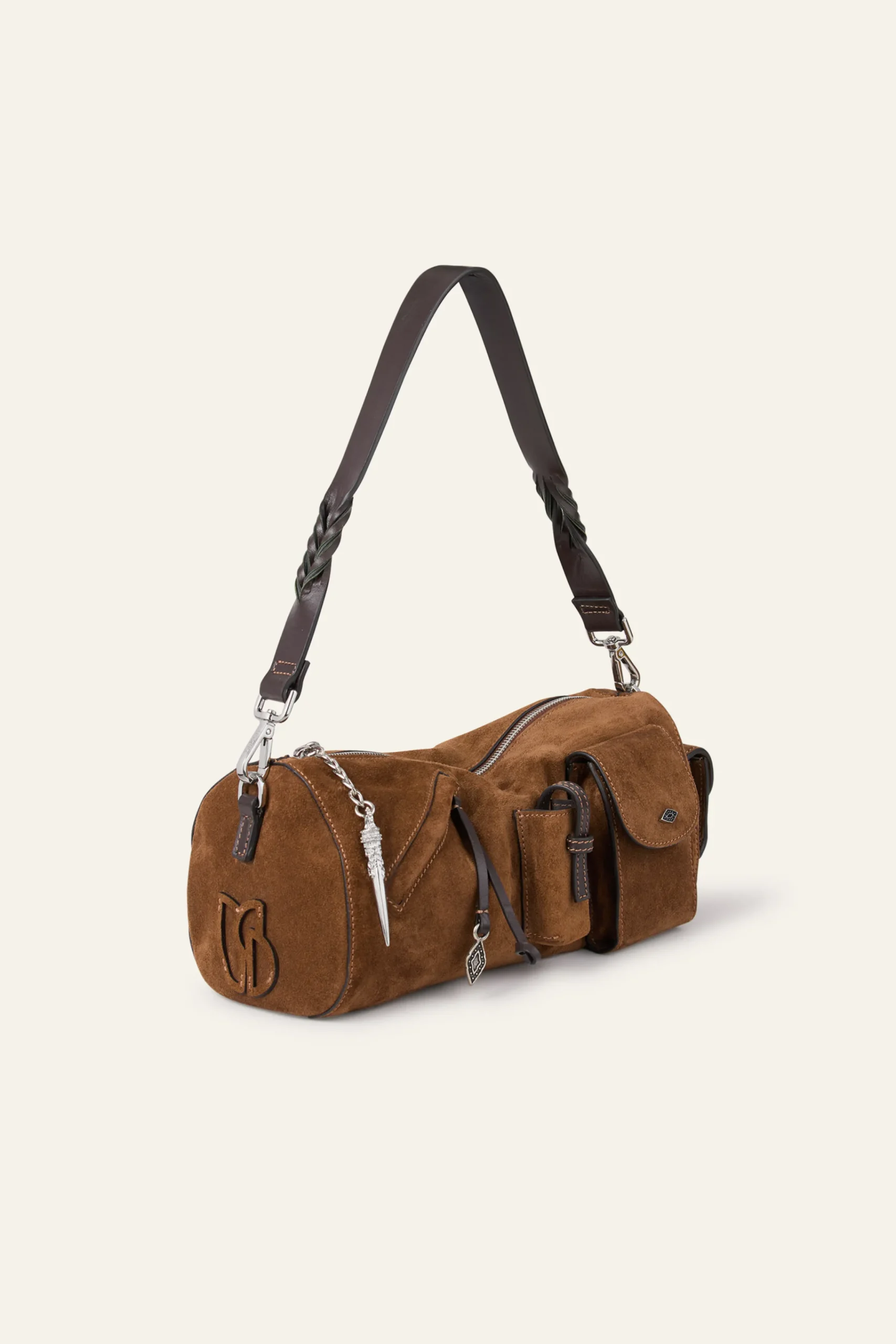 Ba&Sh BENI sac multipoches MARRON Discount