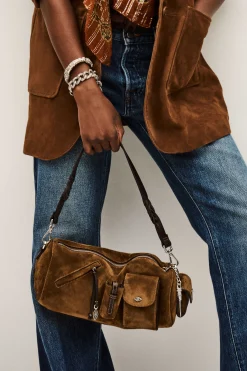 Ba&Sh BENI sac multipoches MARRON Discount