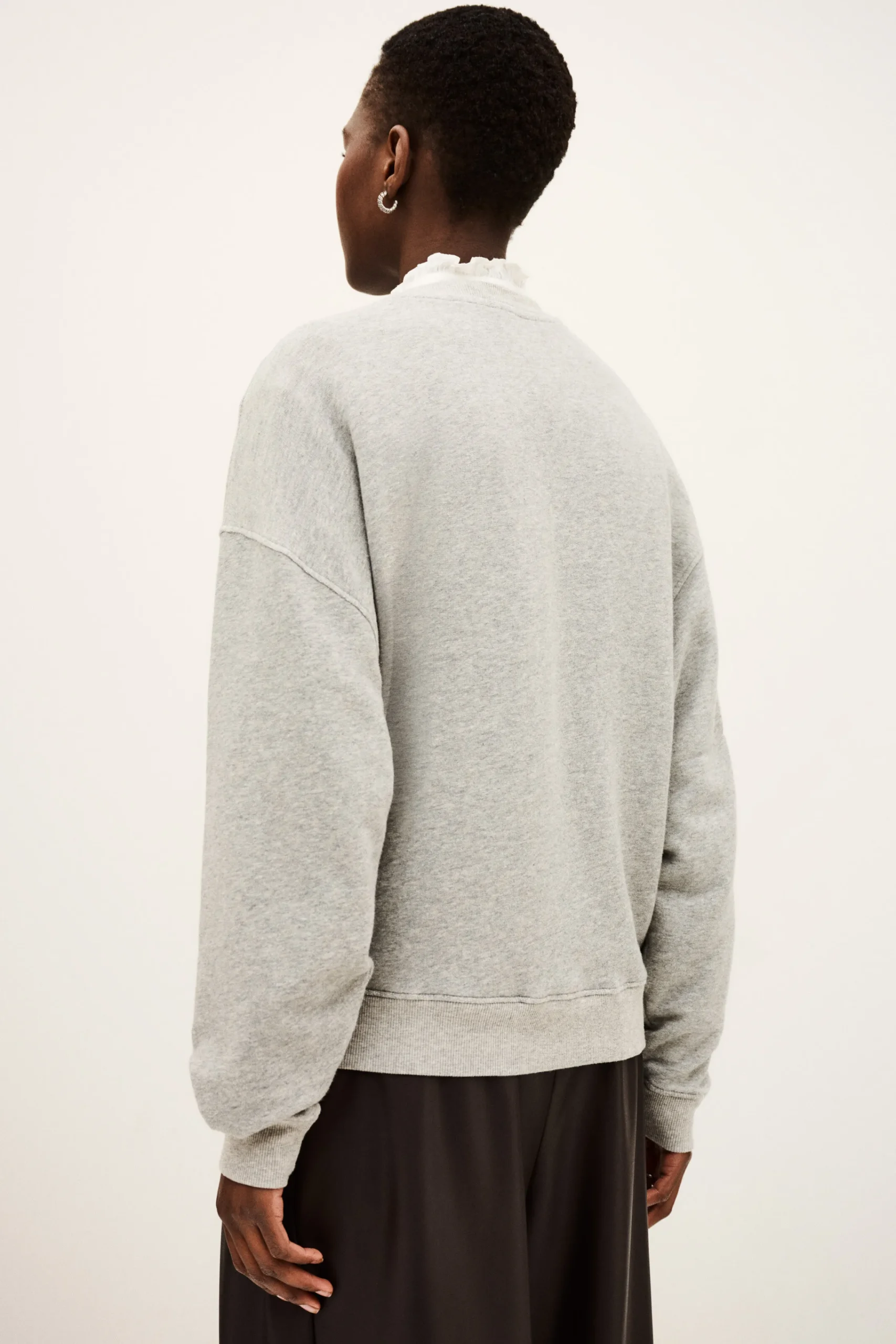 Ba&Sh BENJAMIN sweat bicolore GRIS