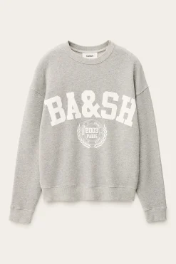 Ba&Sh BENJAMIN sweat bicolore GRIS