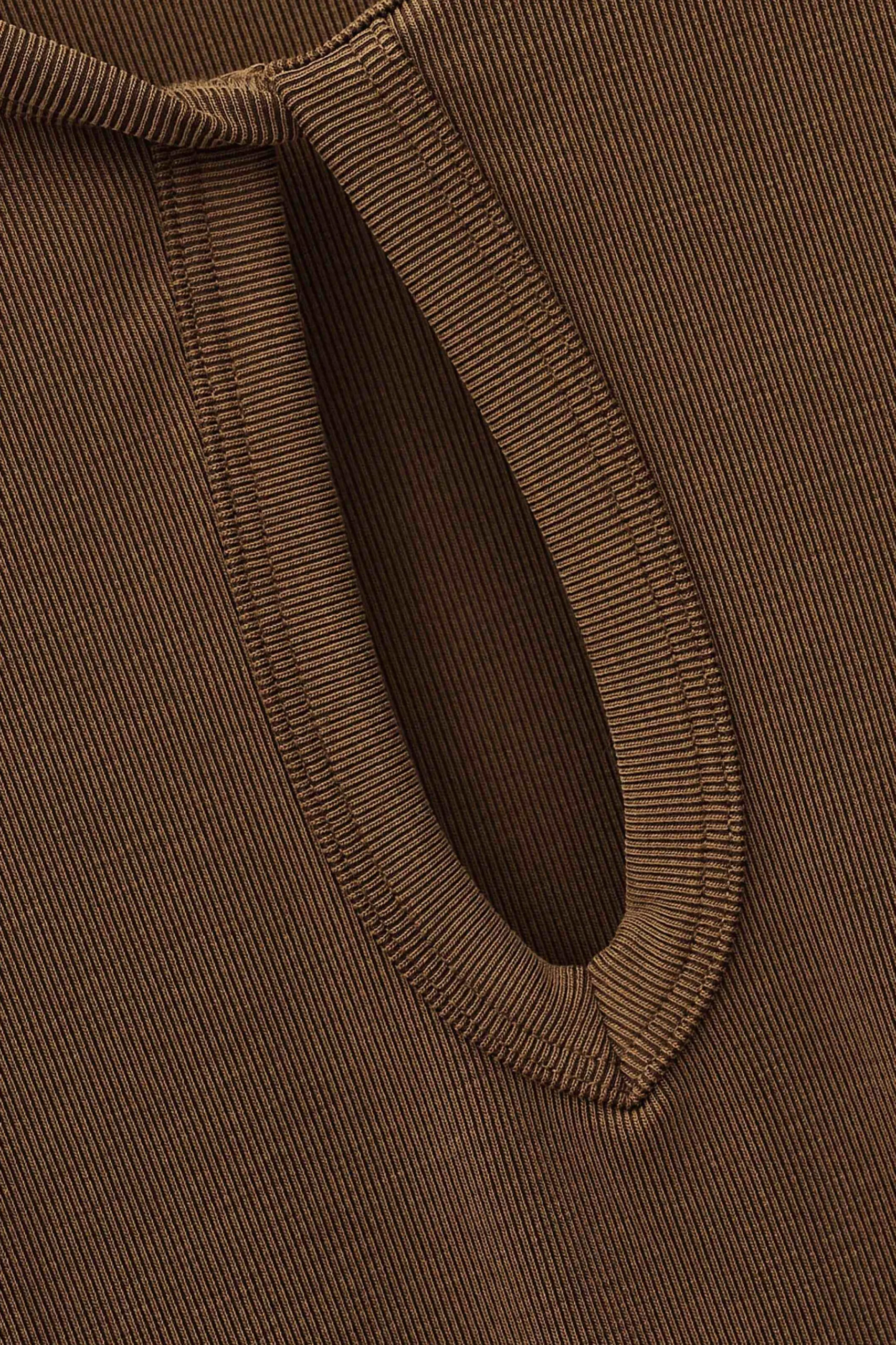 Ba&Sh BEONA robe courte jersey MARRON Online