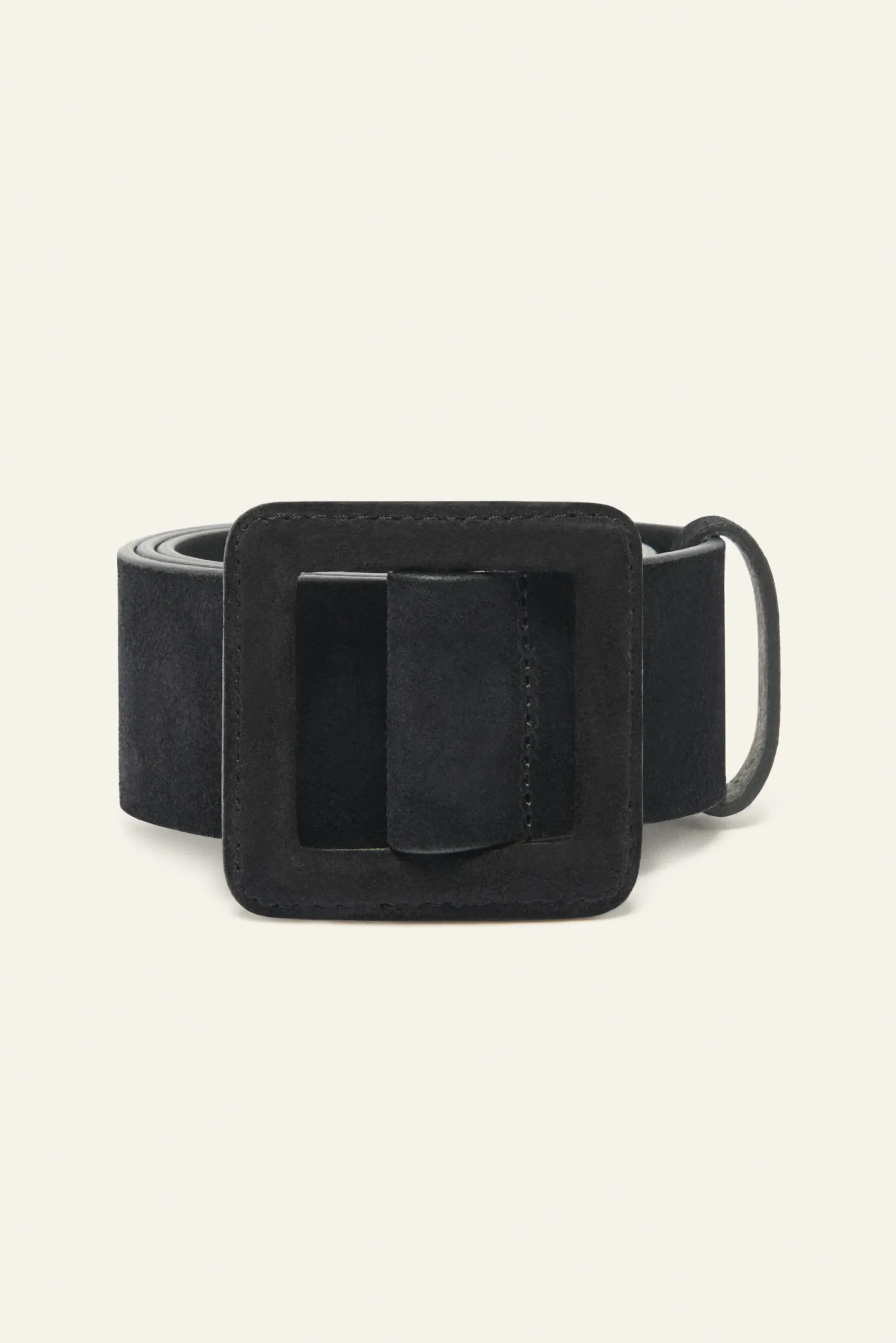 Ba&Sh BETTY ceinture boucle carrée NOIR Discount