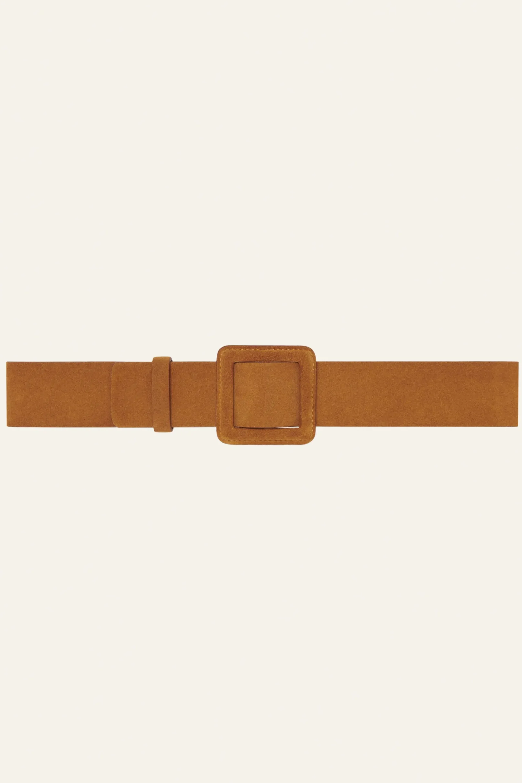 Ba&Sh BETTY ceinture boucle carrée MARRON Hot