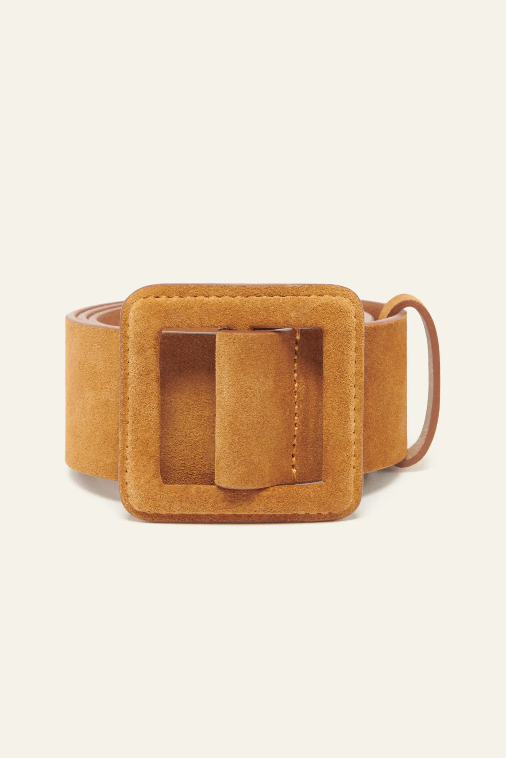 Ba&Sh BETTY ceinture boucle carrée MARRON Hot