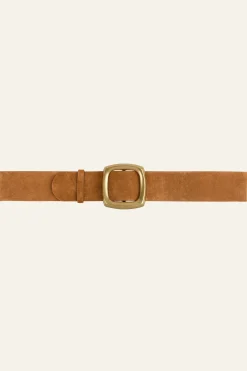 Ba&Sh BIANCA ceinture large MARRON New