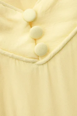Ba&Sh BILONA robe courte JAUNE Outlet