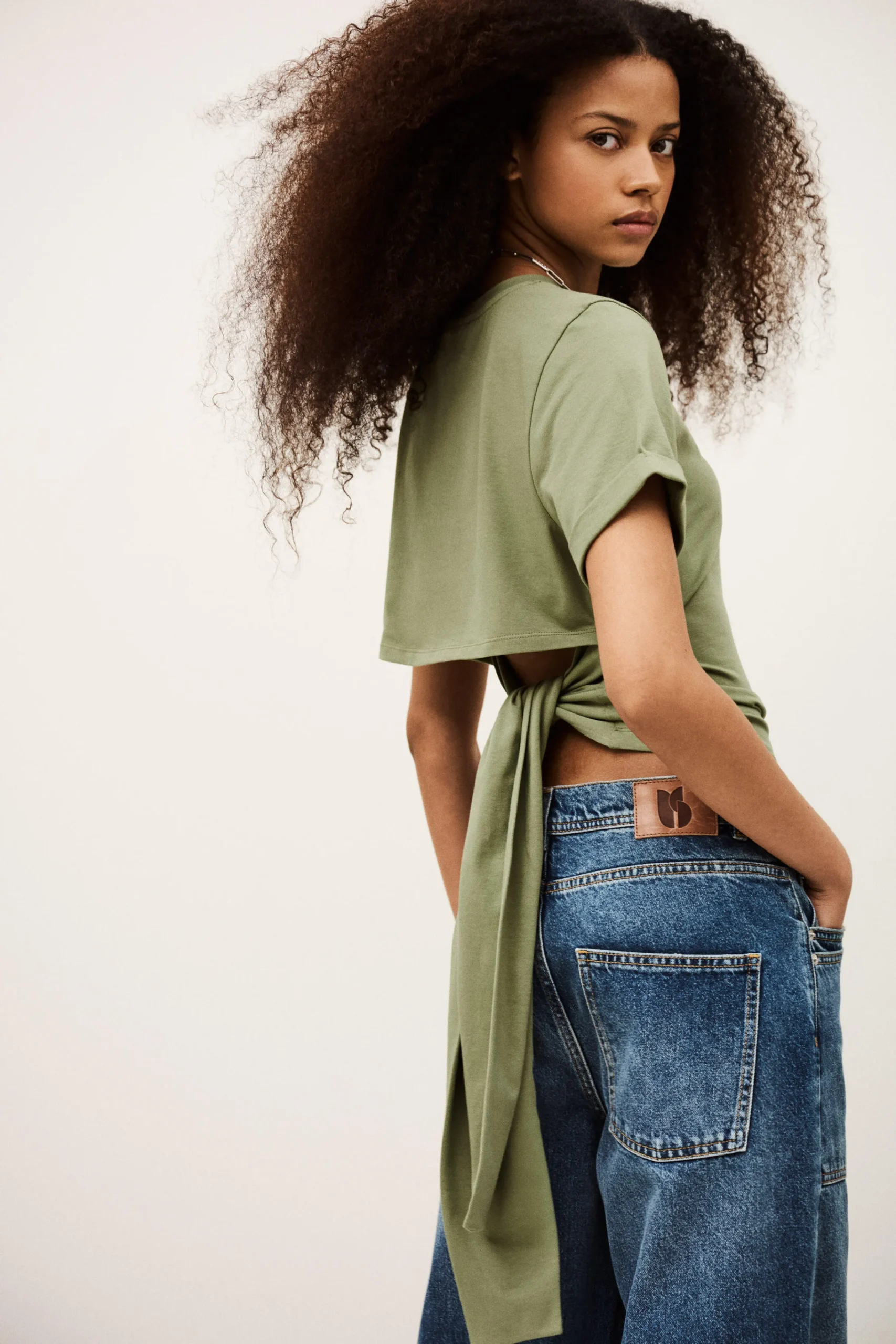 Ba&Sh BLANCA t-shirt manches courtes VERT Sale