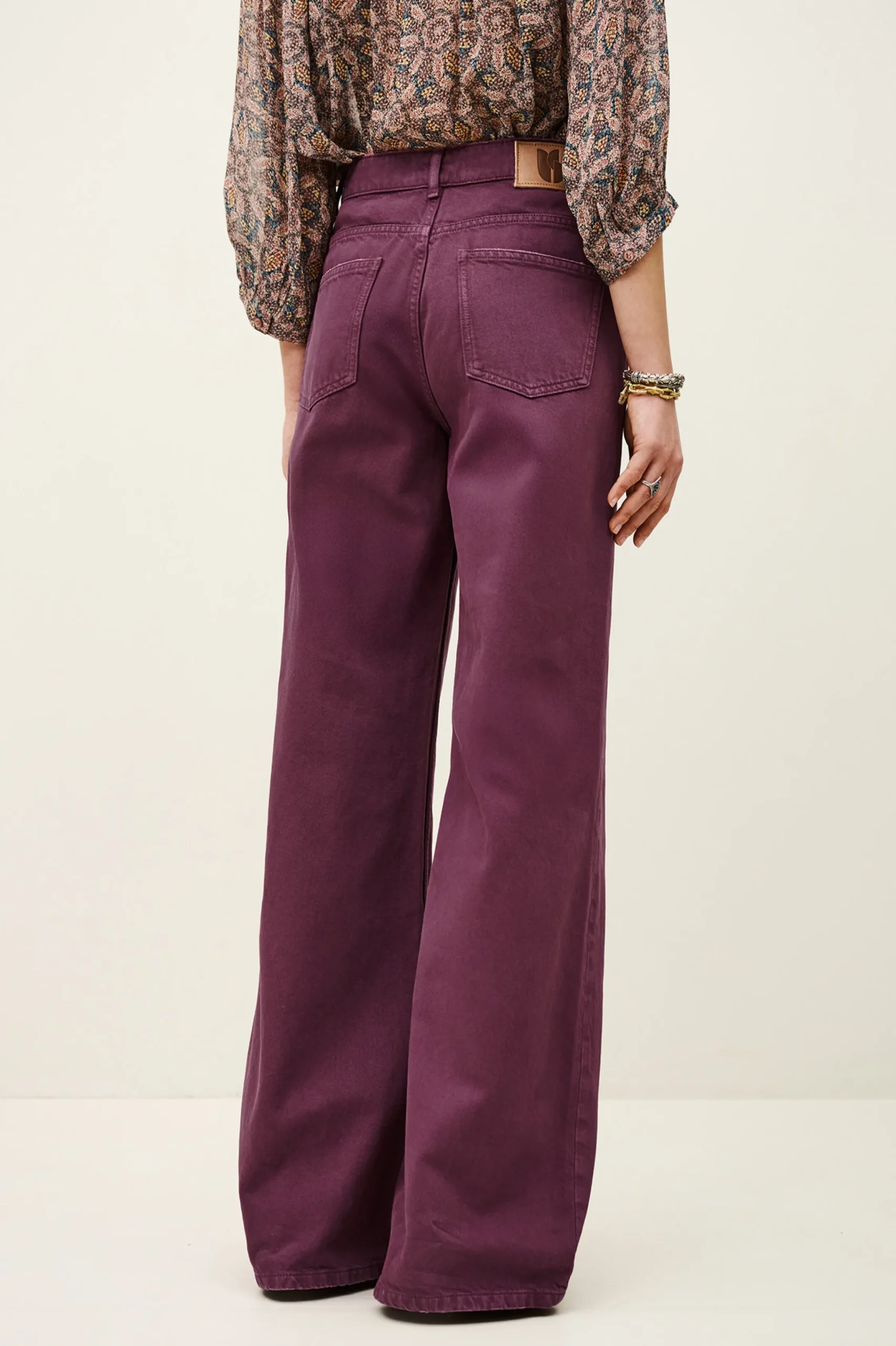 Ba&Sh BONEY jean large VIOLET