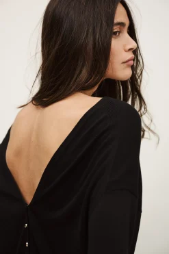 Ba&Sh BRENDA pull col V NOIR