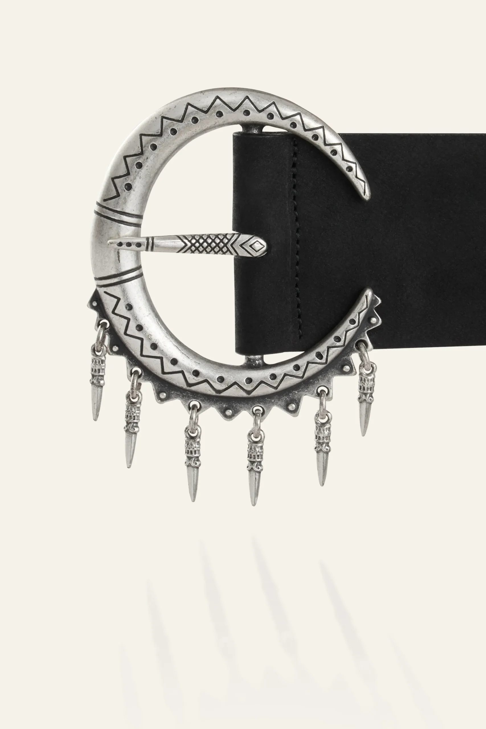 Ba&Sh BRUNA ceinture large NOIR Outlet