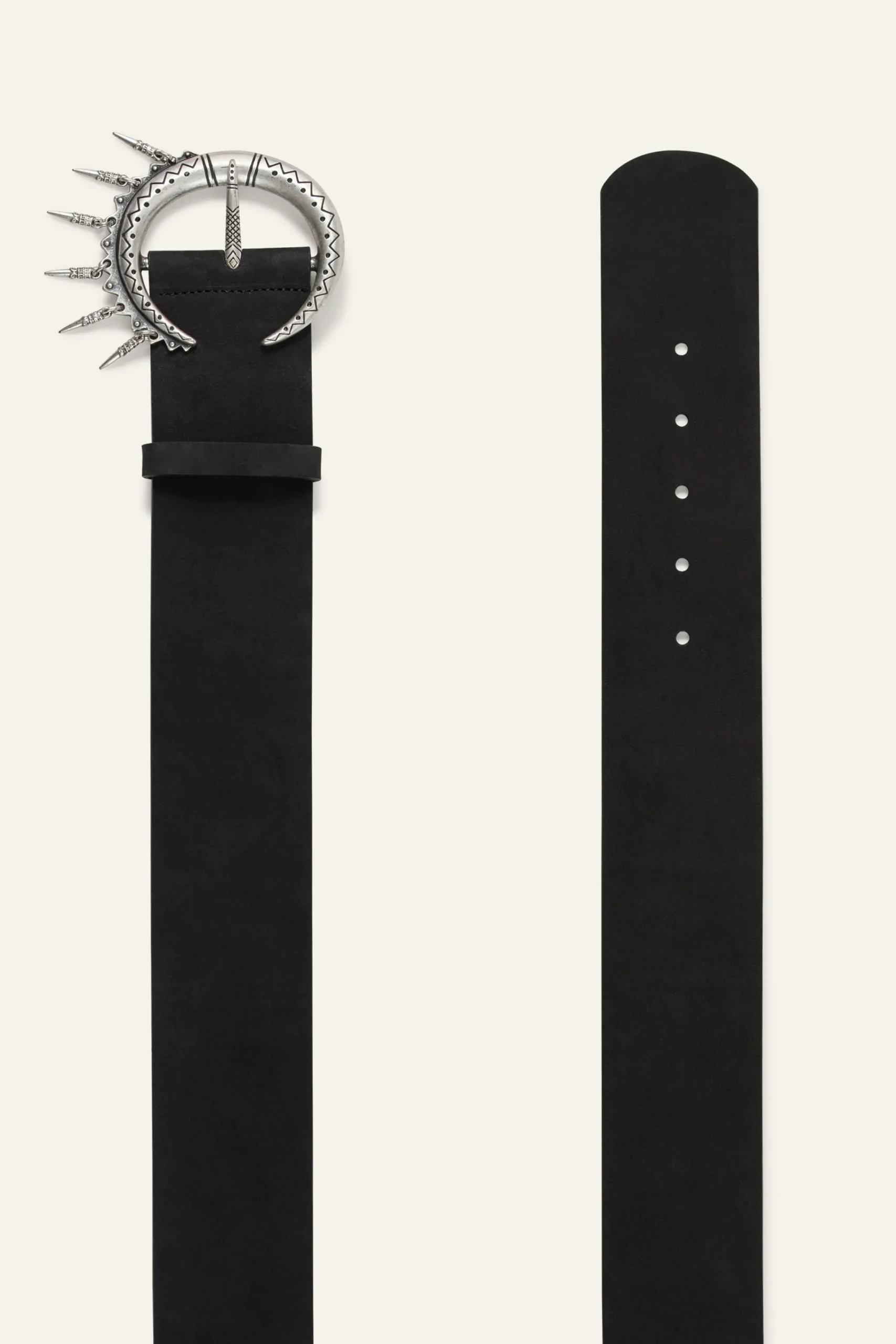 Ba&Sh BRUNA ceinture large NOIR Outlet
