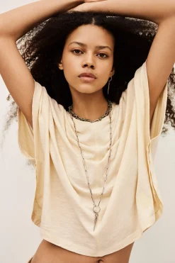 Ba&Sh CACIA t-shirt cape ECRU Sale