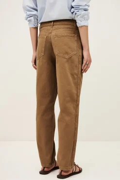 Ba&Sh CALI pantalon carotte MARRON
