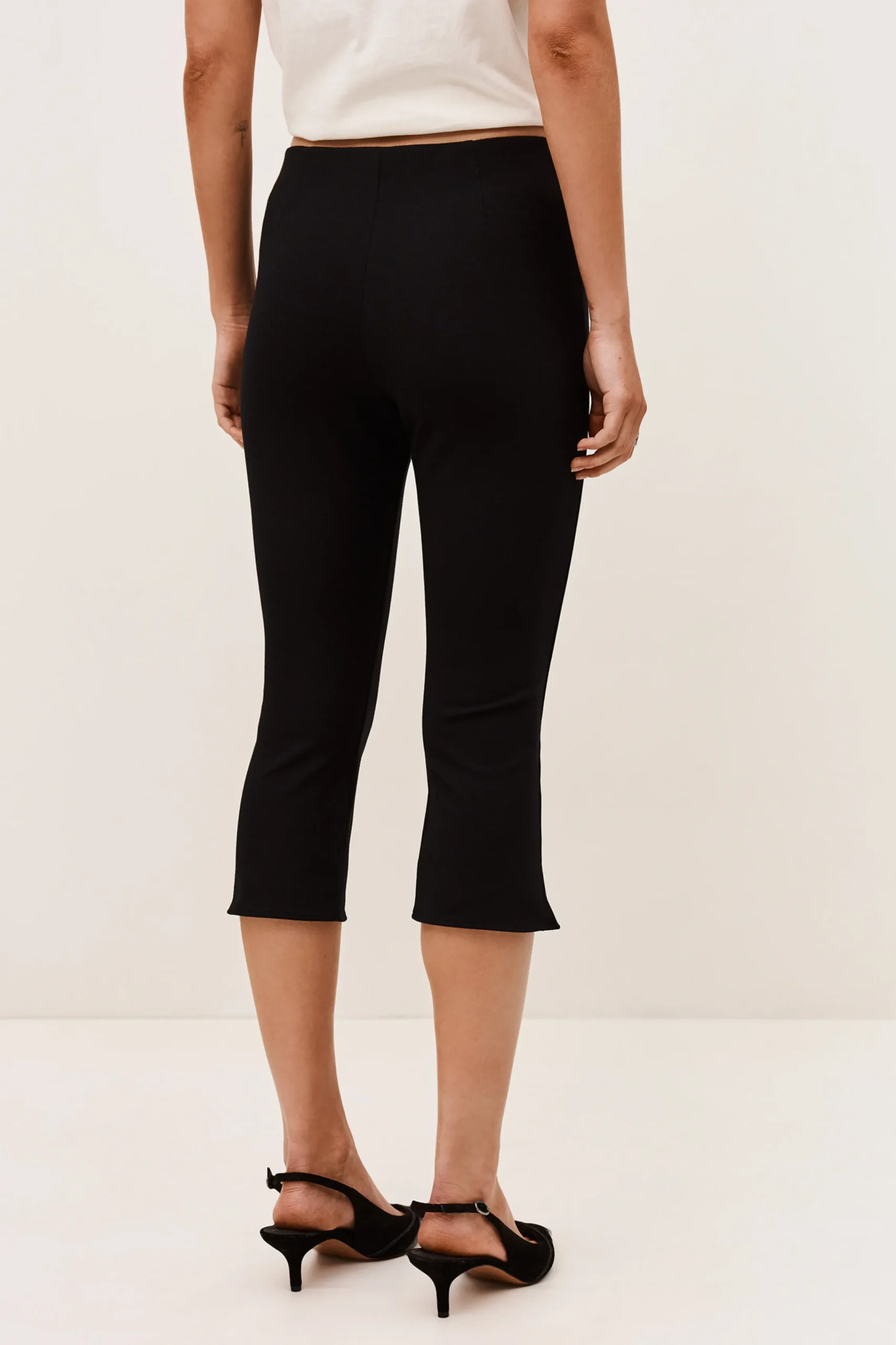 Ba&Sh CAPRIA pantalon taille haute NOIR Clearance