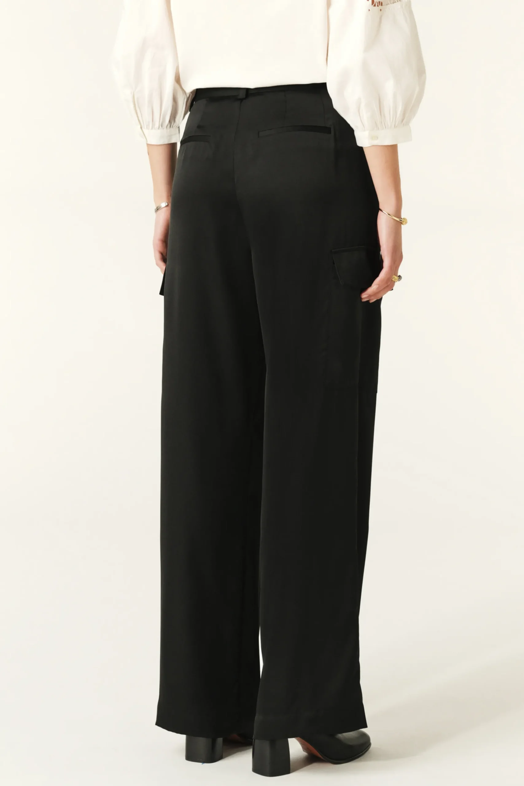 Ba&Sh CARY pantalon de costume NOIR