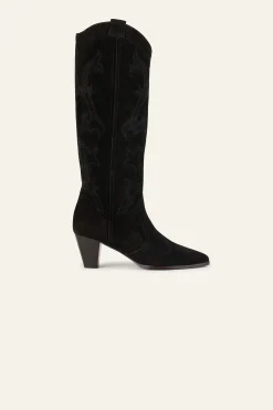 Ba&Sh CASEY bottes style western NOIR