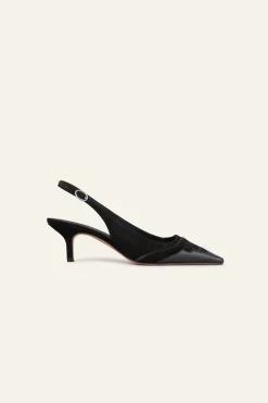 Ba&Sh CASTA escarpins slingback NOIR Online