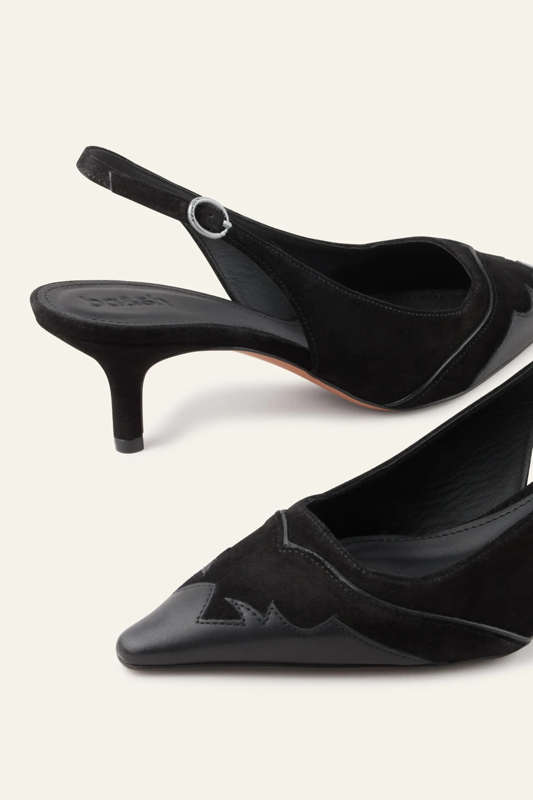 Ba&Sh CASTA escarpins slingback NOIR Online
