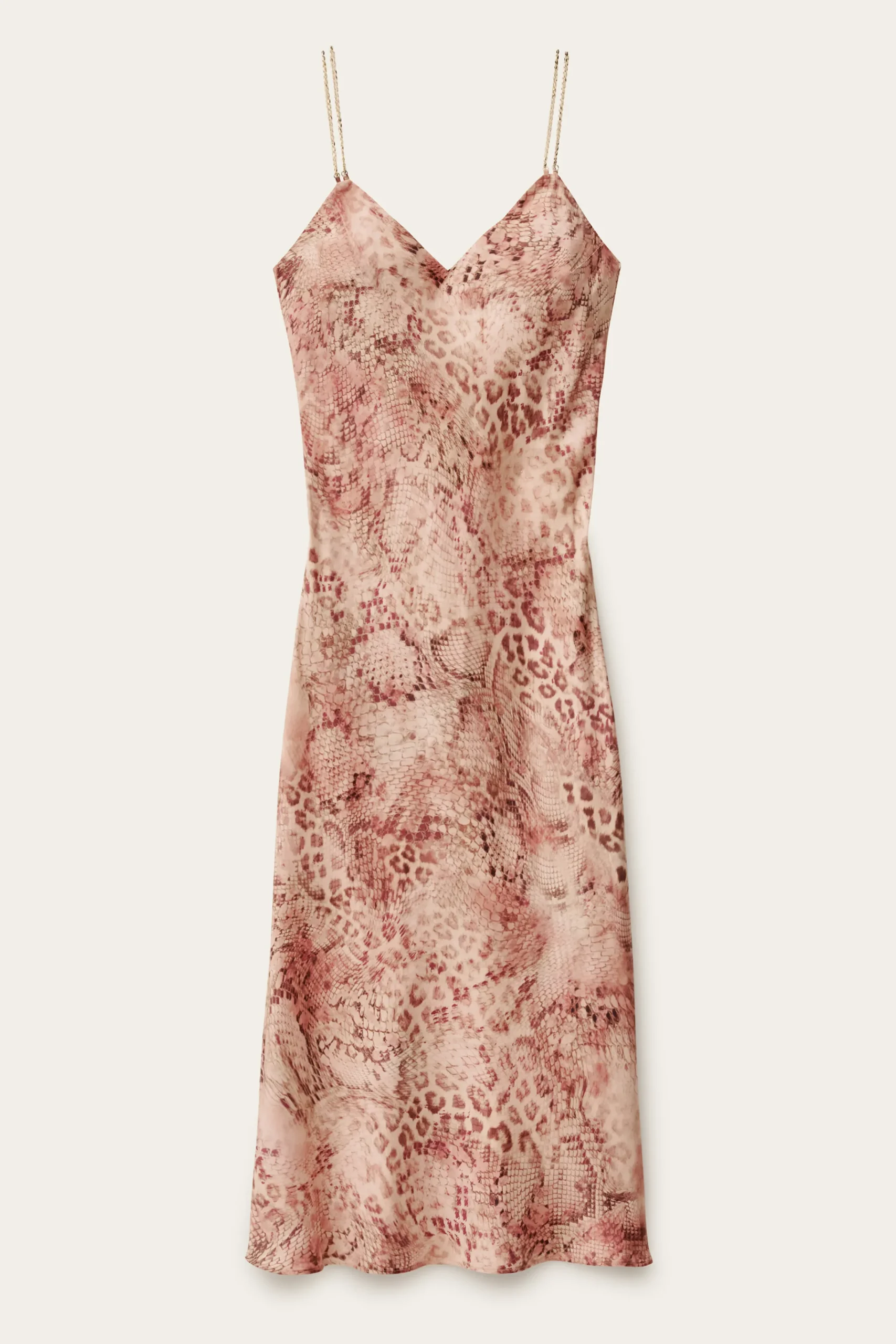 Ba&Sh CATELINA robe midi bretelles ROSE Clearance
