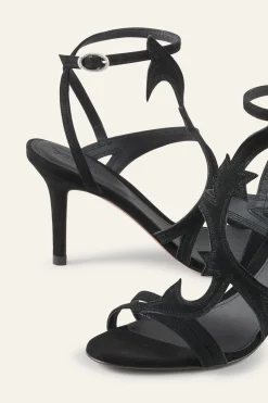 Ba&Sh CATE sandales talons suède NOIR New