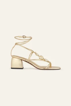 Ba&Sh CAYA sandales talons cuir DORE New