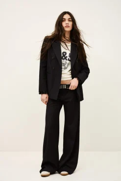 Ba&Sh CELY pantalon tailleur large BLEU Sale