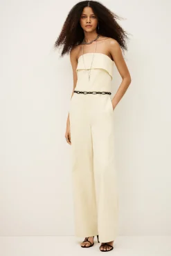 Ba&Sh CENELIA combinaison bustier JAUNE Online