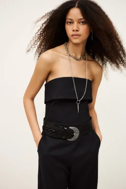 Ba&Sh CENELIA combinaison bustier BLEU Discount