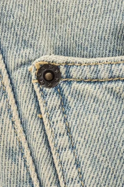 Ba&Sh CENOS pantalon droit taille BLEU Hot