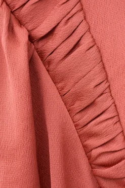 Ba&Sh CHARLOTTE robe midi ROSE Hot
