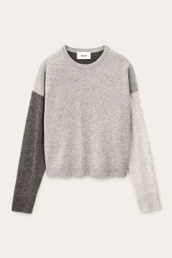 Ba&Sh CHAYA pull cachemire boîte GRIS Sale