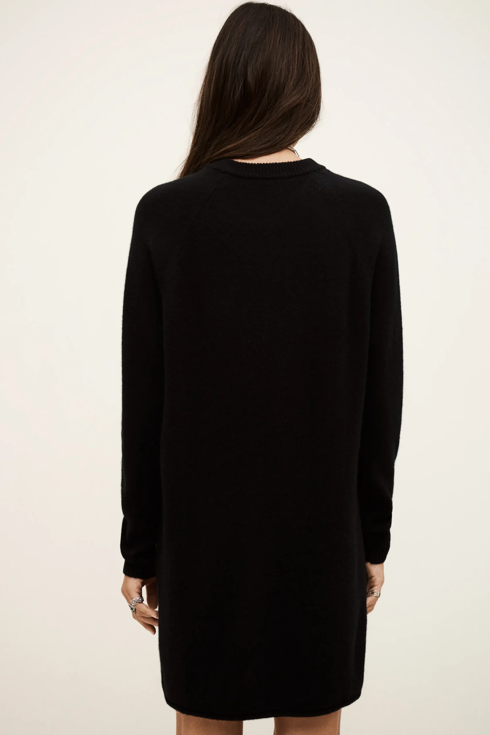 Ba&Sh CHEIMA robe laine courte NOIR Discount