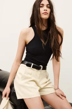 Ba&Sh CILO short tailleur JAUNE Discount