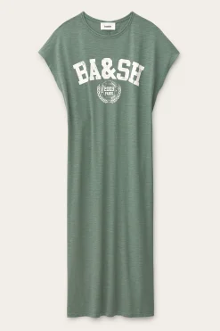 Ba&Sh CIVIA robe t-shirt VERT