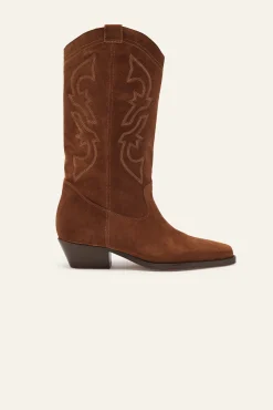 Ba&Sh CLAURYS BOTTE MARRON Hot