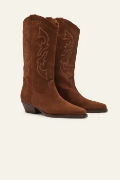 Ba&Sh CLAURYS BOTTE MARRON Hot