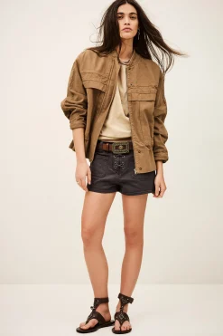 Ba&Sh COLY veste saharienne MARRON Hot
