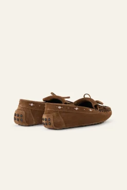 Ba&Sh CORTO mocassins daim MARRON Hot