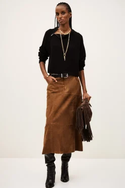 Ba&Sh CORVY pull en cachemire NOIR Discount