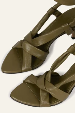 Ba&Sh COVILLA sandales à talons VERT Discount